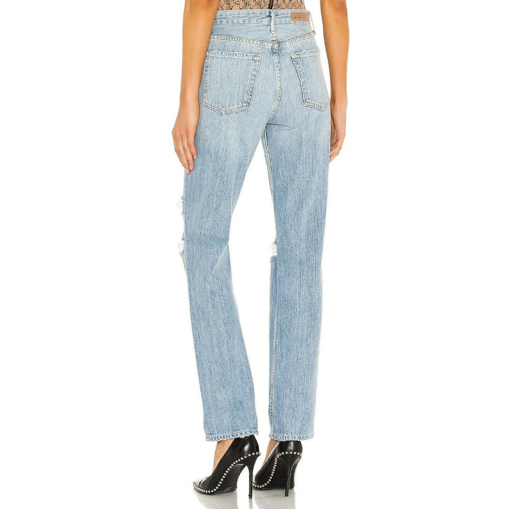 Grlfrnd Distressed Denim Mica in Wish You Would Size 24 - Picture 3 of 8